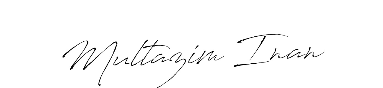 Also You can easily find your signature by using the search form. We will create Multazim Inan name handwritten signature images for you free of cost using Antro_Vectra sign style. Multazim Inan signature style 6 images and pictures png