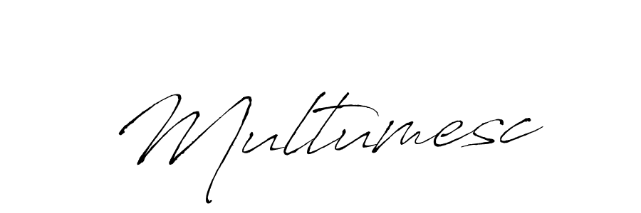 Use a signature maker to create a handwritten signature online. With this signature software, you can design (Antro_Vectra) your own signature for name Multumesc. Multumesc signature style 6 images and pictures png