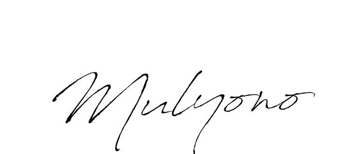 Mulyono stylish signature style. Best Handwritten Sign (Antro_Vectra) for my name. Handwritten Signature Collection Ideas for my name Mulyono. Mulyono signature style 6 images and pictures png
