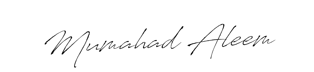 Make a short Mumahad Aleem signature style. Manage your documents anywhere anytime using Antro_Vectra. Create and add eSignatures, submit forms, share and send files easily. Mumahad Aleem signature style 6 images and pictures png