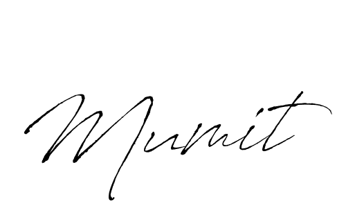 Use a signature maker to create a handwritten signature online. With this signature software, you can design (Antro_Vectra) your own signature for name Mumit. Mumit signature style 6 images and pictures png