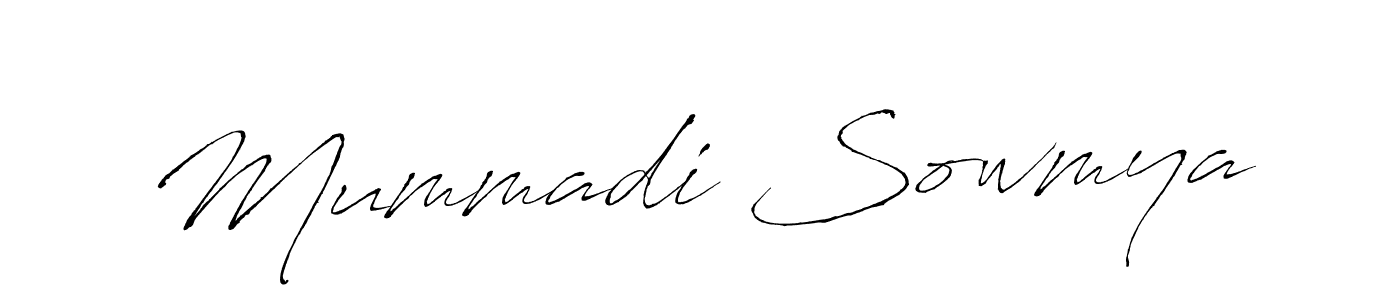 You can use this online signature creator to create a handwritten signature for the name Mummadi Sowmya. This is the best online autograph maker. Mummadi Sowmya signature style 6 images and pictures png