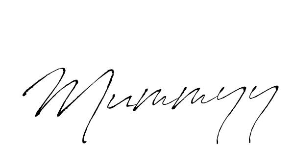 if you are searching for the best signature style for your name Mummyy. so please give up your signature search. here we have designed multiple signature styles  using Antro_Vectra. Mummyy signature style 6 images and pictures png