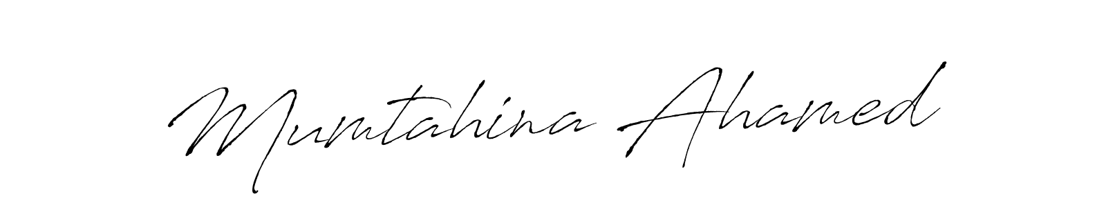 Make a short Mumtahina Ahamed signature style. Manage your documents anywhere anytime using Antro_Vectra. Create and add eSignatures, submit forms, share and send files easily. Mumtahina Ahamed signature style 6 images and pictures png