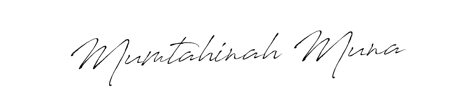 Make a beautiful signature design for name Mumtahinah Muna. Use this online signature maker to create a handwritten signature for free. Mumtahinah Muna signature style 6 images and pictures png