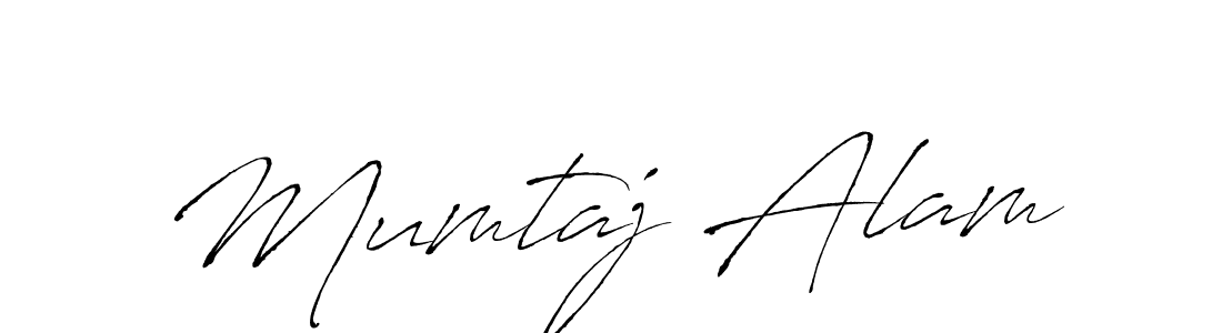 Create a beautiful signature design for name Mumtaj Alam. With this signature (Antro_Vectra) fonts, you can make a handwritten signature for free. Mumtaj Alam signature style 6 images and pictures png