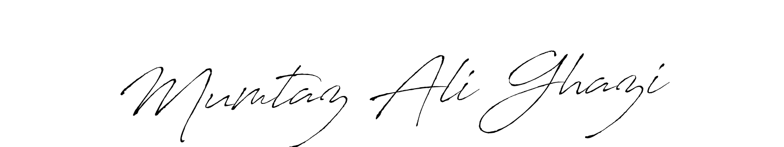 How to make Mumtaz Ali Ghazi name signature. Use Antro_Vectra style for creating short signs online. This is the latest handwritten sign. Mumtaz Ali Ghazi signature style 6 images and pictures png