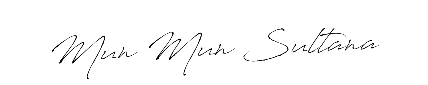 You should practise on your own different ways (Antro_Vectra) to write your name (Mun Mun Sultana) in signature. don't let someone else do it for you. Mun Mun Sultana signature style 6 images and pictures png