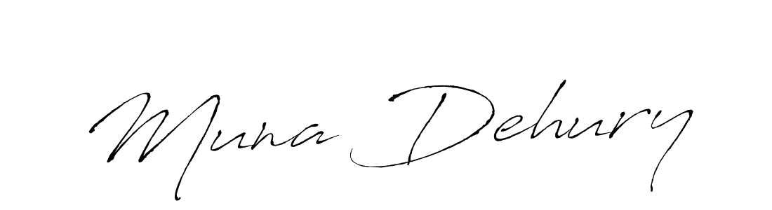 You should practise on your own different ways (Antro_Vectra) to write your name (Muna Dehury) in signature. don't let someone else do it for you. Muna Dehury signature style 6 images and pictures png