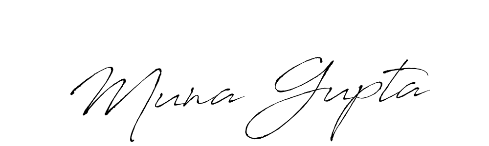 Once you've used our free online signature maker to create your best signature Antro_Vectra style, it's time to enjoy all of the benefits that Muna Gupta name signing documents. Muna Gupta signature style 6 images and pictures png