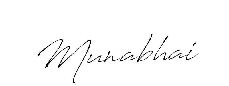 Make a beautiful signature design for name Munabhai. With this signature (Antro_Vectra) style, you can create a handwritten signature for free. Munabhai signature style 6 images and pictures png