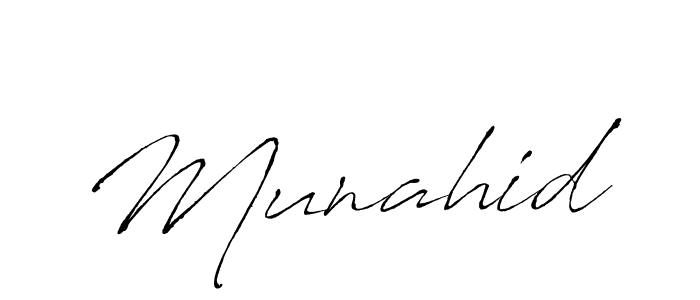 You can use this online signature creator to create a handwritten signature for the name Munahid. This is the best online autograph maker. Munahid signature style 6 images and pictures png