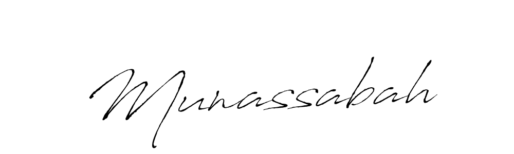 Munassabah stylish signature style. Best Handwritten Sign (Antro_Vectra) for my name. Handwritten Signature Collection Ideas for my name Munassabah. Munassabah signature style 6 images and pictures png