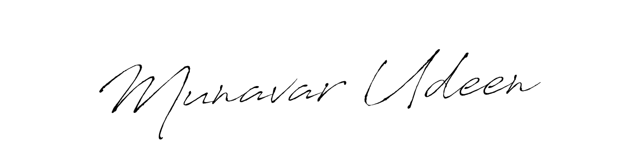 The best way (Antro_Vectra) to make a short signature is to pick only two or three words in your name. The name Munavar Udeen include a total of six letters. For converting this name. Munavar Udeen signature style 6 images and pictures png