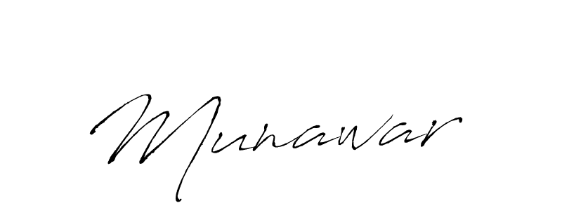 Create a beautiful signature design for name Munawar . With this signature (Antro_Vectra) fonts, you can make a handwritten signature for free. Munawar  signature style 6 images and pictures png