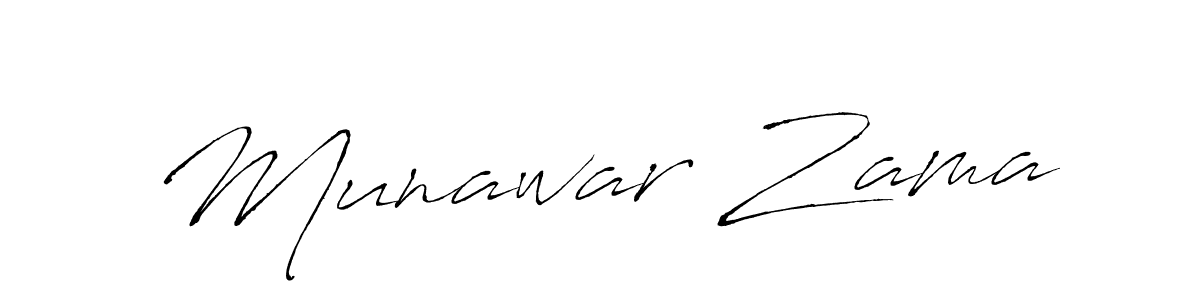 How to make Munawar Zama signature? Antro_Vectra is a professional autograph style. Create handwritten signature for Munawar Zama name. Munawar Zama signature style 6 images and pictures png