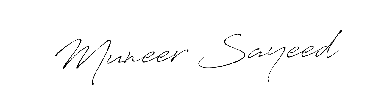 It looks lik you need a new signature style for name Muneer Sayeed. Design unique handwritten (Antro_Vectra) signature with our free signature maker in just a few clicks. Muneer Sayeed signature style 6 images and pictures png