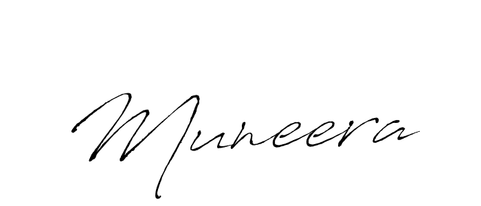 if you are searching for the best signature style for your name Muneera. so please give up your signature search. here we have designed multiple signature styles  using Antro_Vectra. Muneera signature style 6 images and pictures png