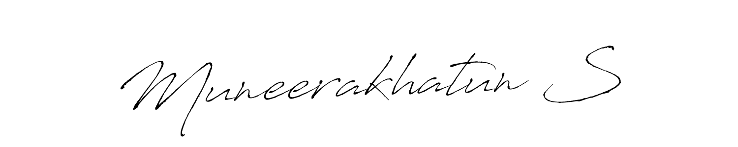 Similarly Antro_Vectra is the best handwritten signature design. Signature creator online .You can use it as an online autograph creator for name Muneerakhatun S. Muneerakhatun S signature style 6 images and pictures png