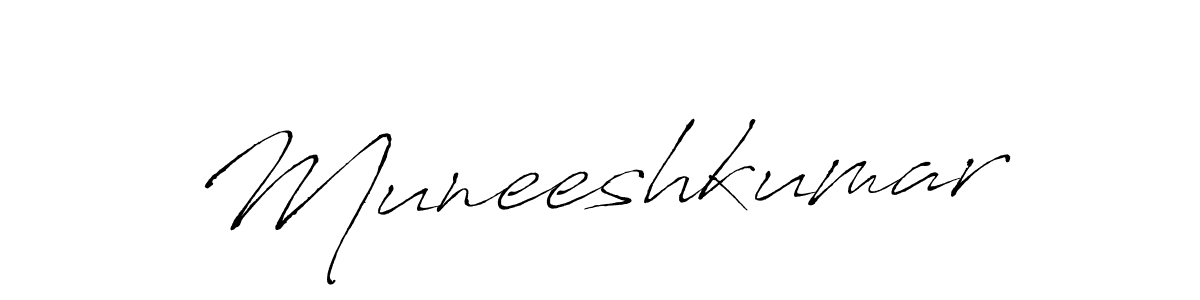 You should practise on your own different ways (Antro_Vectra) to write your name (Muneeshkumar) in signature. don't let someone else do it for you. Muneeshkumar signature style 6 images and pictures png