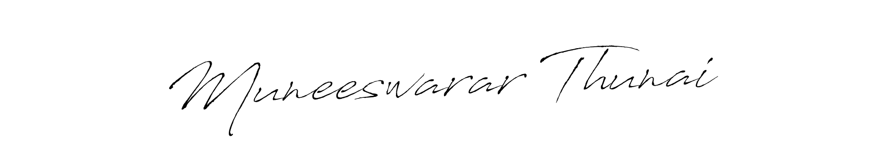 Muneeswarar Thunai stylish signature style. Best Handwritten Sign (Antro_Vectra) for my name. Handwritten Signature Collection Ideas for my name Muneeswarar Thunai. Muneeswarar Thunai signature style 6 images and pictures png