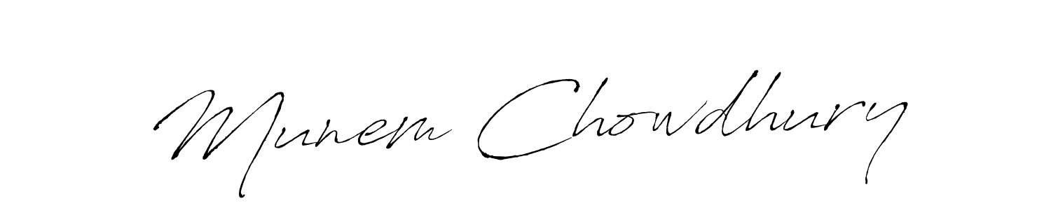Make a short Munem Chowdhury signature style. Manage your documents anywhere anytime using Antro_Vectra. Create and add eSignatures, submit forms, share and send files easily. Munem Chowdhury signature style 6 images and pictures png
