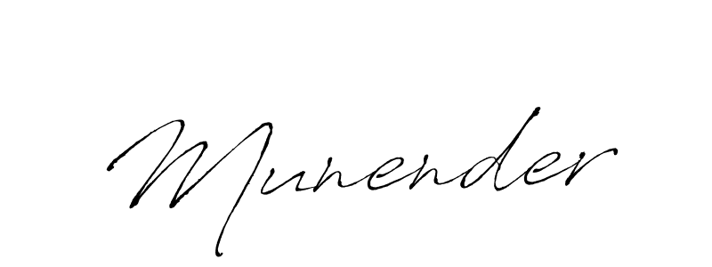 if you are searching for the best signature style for your name Munender. so please give up your signature search. here we have designed multiple signature styles  using Antro_Vectra. Munender signature style 6 images and pictures png