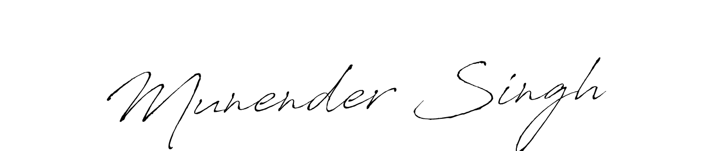 Antro_Vectra is a professional signature style that is perfect for those who want to add a touch of class to their signature. It is also a great choice for those who want to make their signature more unique. Get Munender Singh name to fancy signature for free. Munender Singh signature style 6 images and pictures png