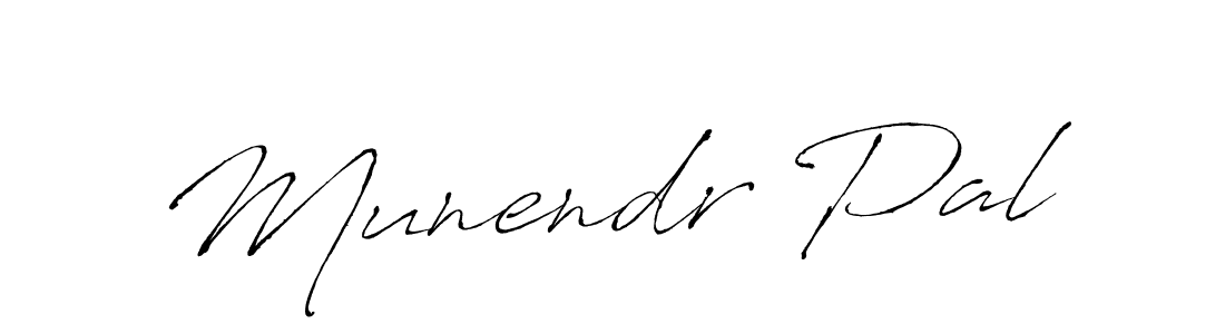 You should practise on your own different ways (Antro_Vectra) to write your name (Munendr Pal) in signature. don't let someone else do it for you. Munendr Pal signature style 6 images and pictures png