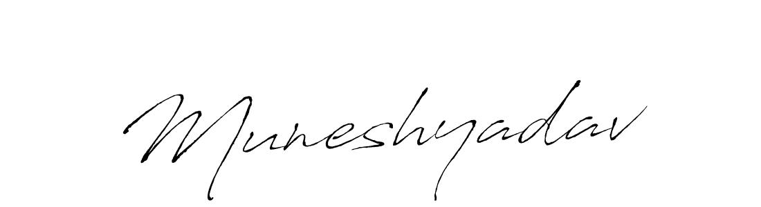 Also You can easily find your signature by using the search form. We will create Muneshyadav name handwritten signature images for you free of cost using Antro_Vectra sign style. Muneshyadav signature style 6 images and pictures png