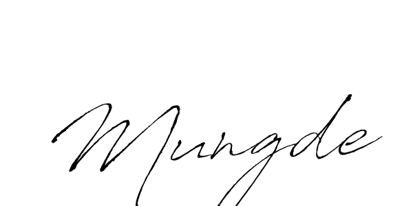 Also we have Mungde name is the best signature style. Create professional handwritten signature collection using Antro_Vectra autograph style. Mungde signature style 6 images and pictures png