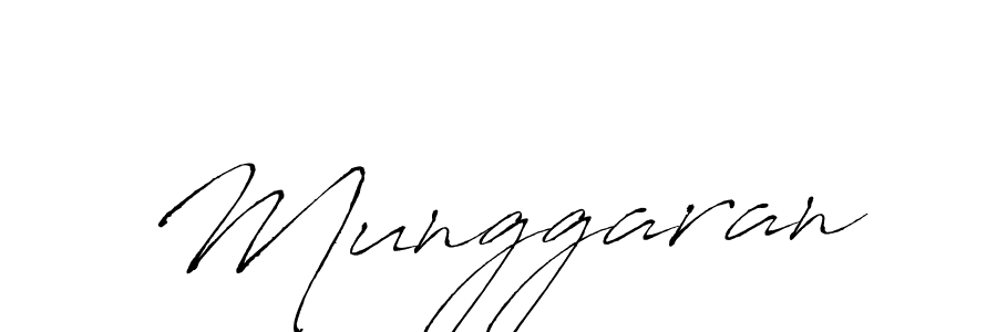 Design your own signature with our free online signature maker. With this signature software, you can create a handwritten (Antro_Vectra) signature for name Munggaran. Munggaran signature style 6 images and pictures png