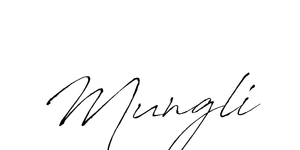 Similarly Antro_Vectra is the best handwritten signature design. Signature creator online .You can use it as an online autograph creator for name Mungli. Mungli signature style 6 images and pictures png