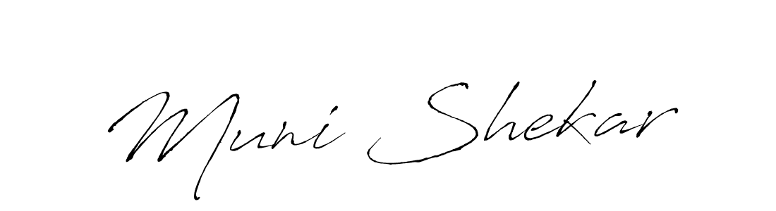 Similarly Antro_Vectra is the best handwritten signature design. Signature creator online .You can use it as an online autograph creator for name Muni Shekar. Muni Shekar signature style 6 images and pictures png