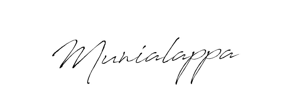 You should practise on your own different ways (Antro_Vectra) to write your name (Munialappa) in signature. don't let someone else do it for you. Munialappa signature style 6 images and pictures png
