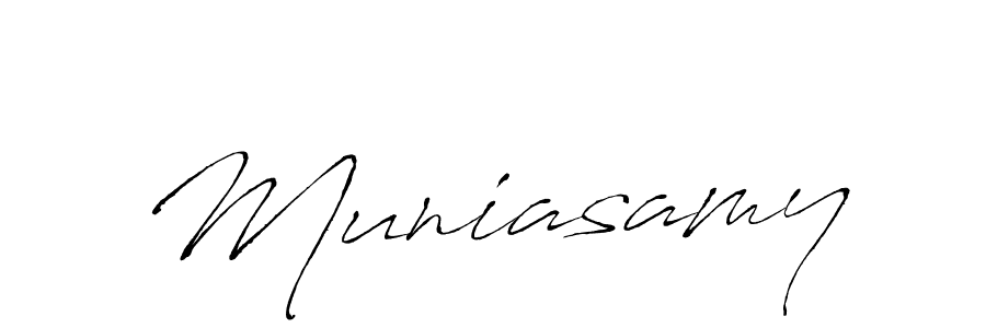 Also we have Muniasamy name is the best signature style. Create professional handwritten signature collection using Antro_Vectra autograph style. Muniasamy signature style 6 images and pictures png