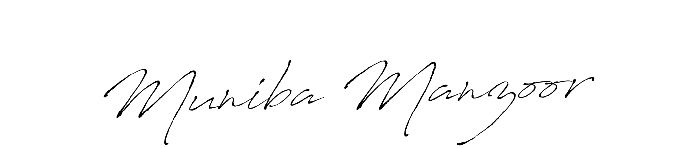 This is the best signature style for the Muniba Manzoor name. Also you like these signature font (Antro_Vectra). Mix name signature. Muniba Manzoor signature style 6 images and pictures png