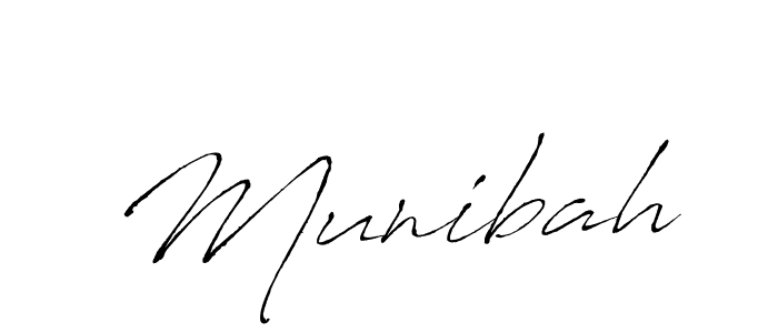 Also we have Munibah name is the best signature style. Create professional handwritten signature collection using Antro_Vectra autograph style. Munibah signature style 6 images and pictures png