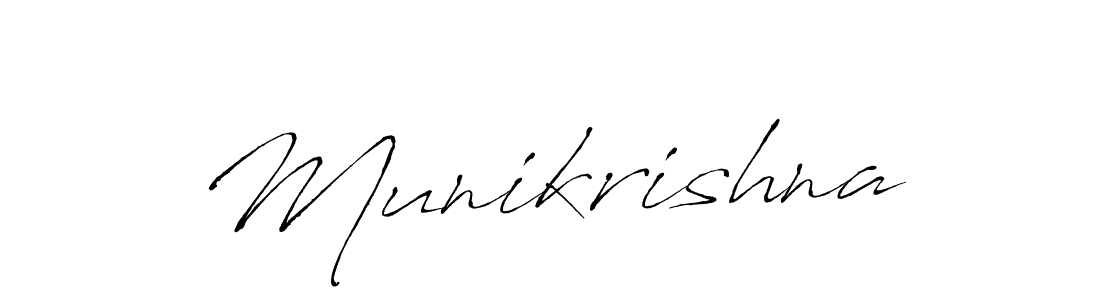 How to Draw Munikrishna signature style? Antro_Vectra is a latest design signature styles for name Munikrishna. Munikrishna signature style 6 images and pictures png