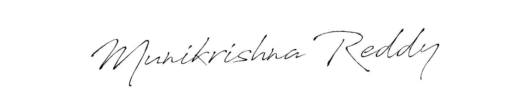 This is the best signature style for the Munikrishna Reddy name. Also you like these signature font (Antro_Vectra). Mix name signature. Munikrishna Reddy signature style 6 images and pictures png