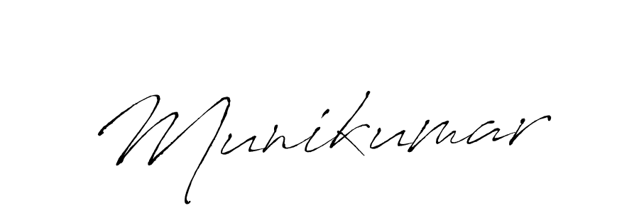 Munikumar stylish signature style. Best Handwritten Sign (Antro_Vectra) for my name. Handwritten Signature Collection Ideas for my name Munikumar. Munikumar signature style 6 images and pictures png