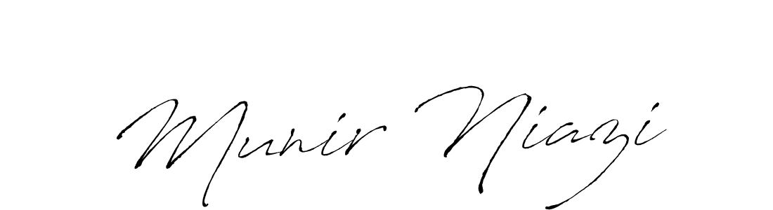 Similarly Antro_Vectra is the best handwritten signature design. Signature creator online .You can use it as an online autograph creator for name Munir Niazi. Munir Niazi signature style 6 images and pictures png