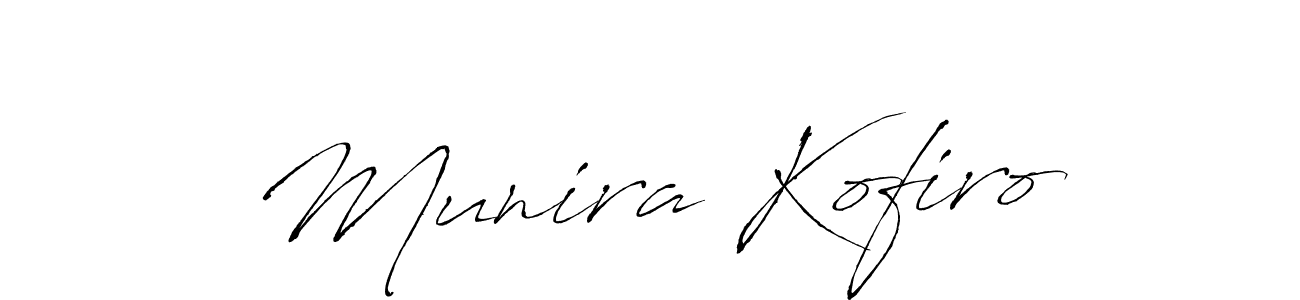 Best and Professional Signature Style for Munira Kofiro. Antro_Vectra Best Signature Style Collection. Munira Kofiro signature style 6 images and pictures png