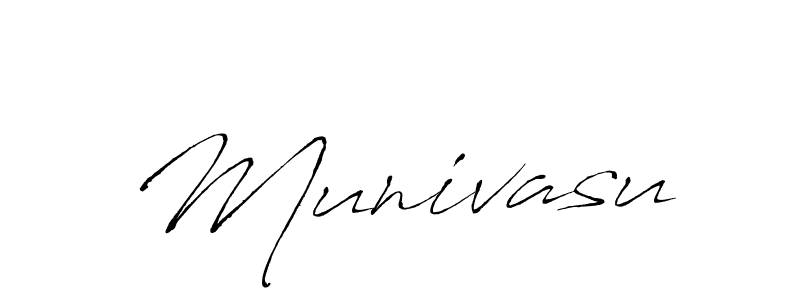 The best way (Antro_Vectra) to make a short signature is to pick only two or three words in your name. The name Munivasu include a total of six letters. For converting this name. Munivasu signature style 6 images and pictures png