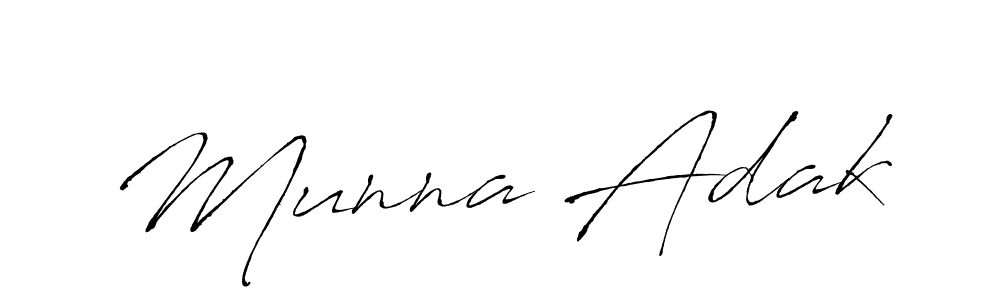 You should practise on your own different ways (Antro_Vectra) to write your name (Munna Adak) in signature. don't let someone else do it for you. Munna Adak signature style 6 images and pictures png