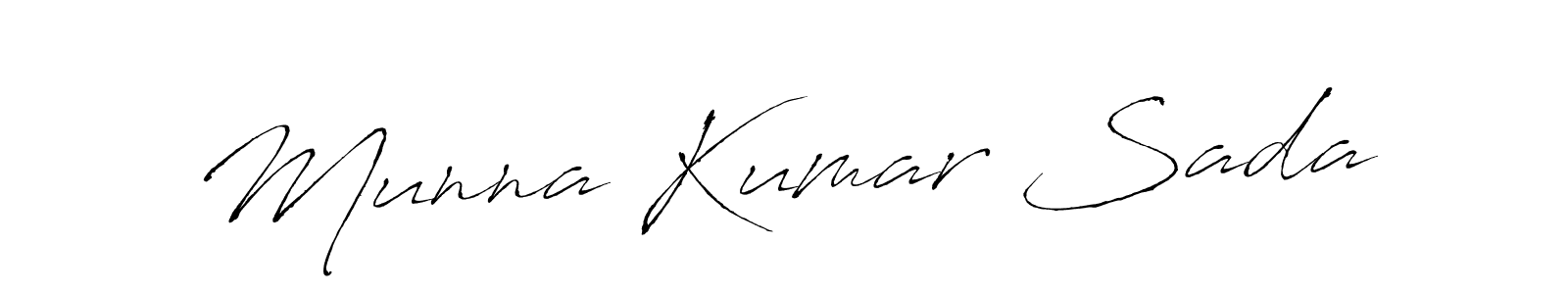 How to make Munna Kumar Sada signature? Antro_Vectra is a professional autograph style. Create handwritten signature for Munna Kumar Sada name. Munna Kumar Sada signature style 6 images and pictures png