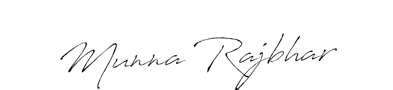 Make a beautiful signature design for name Munna Rajbhar. With this signature (Antro_Vectra) style, you can create a handwritten signature for free. Munna Rajbhar signature style 6 images and pictures png