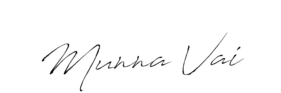 Also we have Munna Vai name is the best signature style. Create professional handwritten signature collection using Antro_Vectra autograph style. Munna Vai signature style 6 images and pictures png