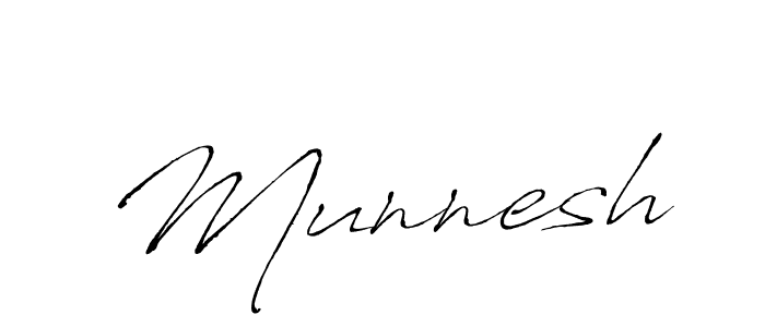 The best way (Antro_Vectra) to make a short signature is to pick only two or three words in your name. The name Munnesh include a total of six letters. For converting this name. Munnesh signature style 6 images and pictures png