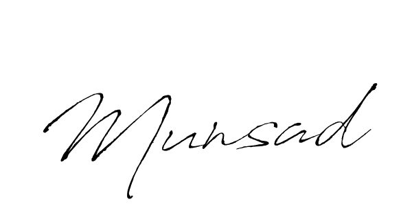 Make a beautiful signature design for name Munsad. Use this online signature maker to create a handwritten signature for free. Munsad signature style 6 images and pictures png